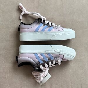 Adidas Bravada 2.0 Platform sneakers skateboarding ombré pink black 9.5 NWT new